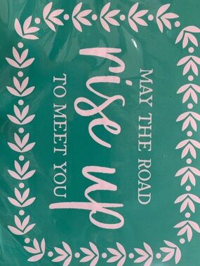NIP  'May The Road Rise Up To Meet You” Chalk Couture Stencil Size B